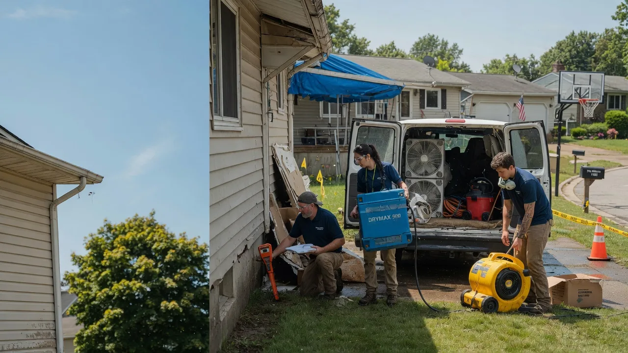 Ceiling Leak Cleanup in Lawrence, MI near me