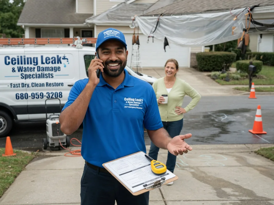 Ceiling Leak Cleanup Lawrence, MI FAQs